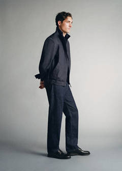Cotton denim jacket — Open Blue 5