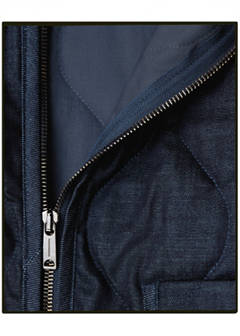 Padded gilet, 100% cotton — Open Blue 9