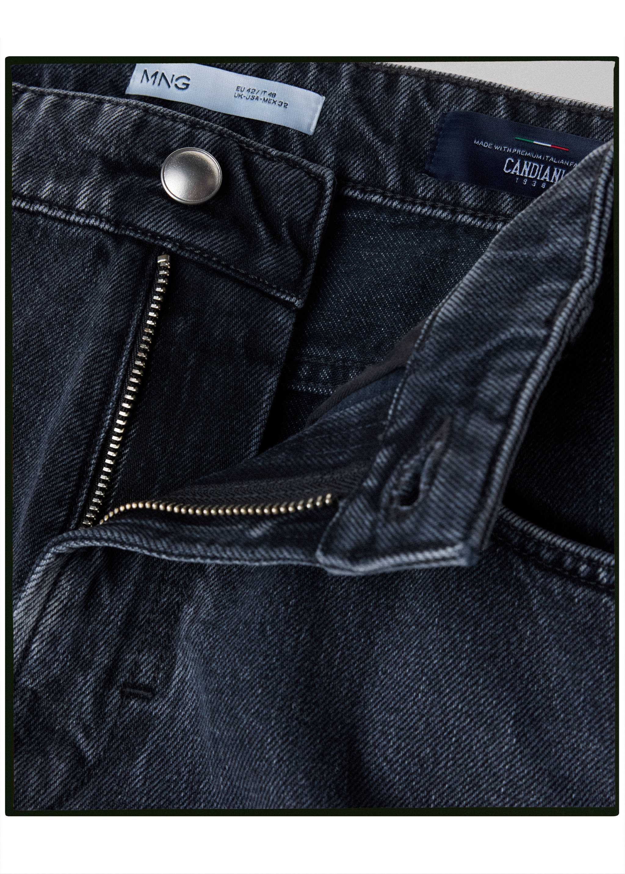 100% cotton regular fit jeans - Details of the article 8