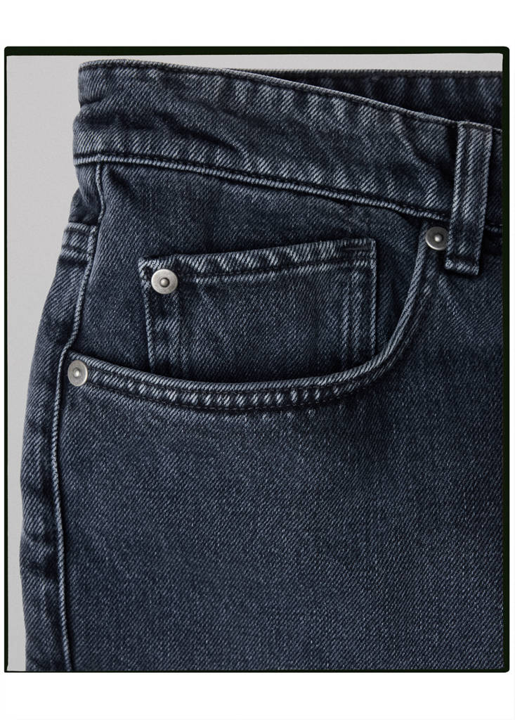 Regular fit jeans, 100% cotton, made in Italy — Open Grey