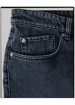 Jeans made in Italy, regular fit, Candiani fabric — Open Grey 10