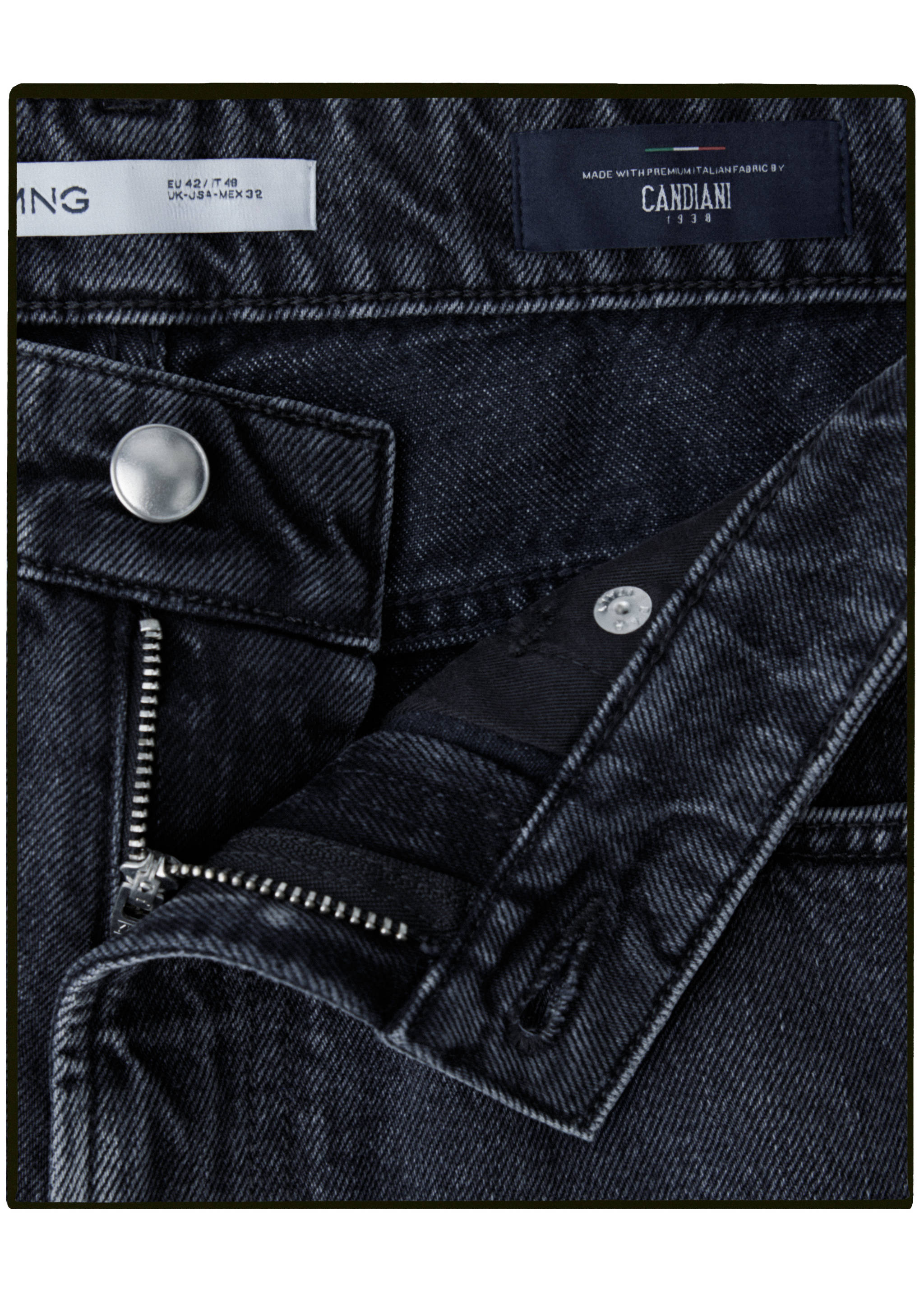 Jeans made in Italy, regular fit, Candiani fabric - Details of the article 9
