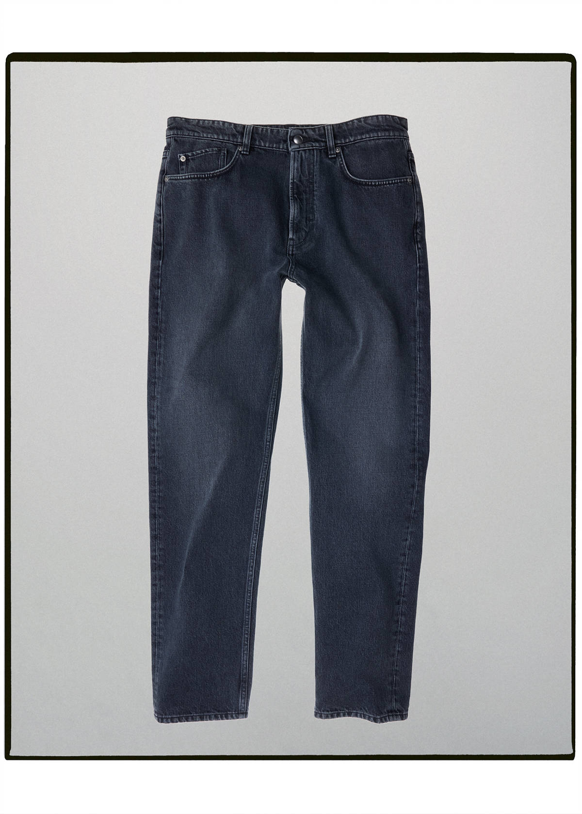 Jeans made in Italy, regular fit, Candiani fabric — Open Grey