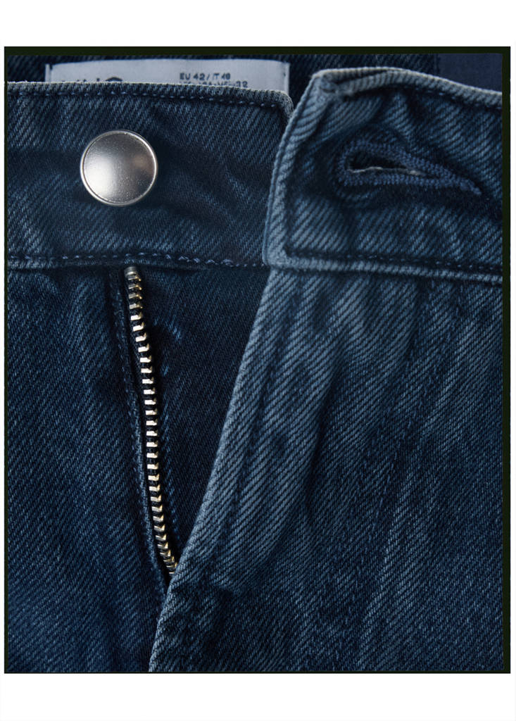 Regular fit jeans, 100% cotton, made in Italy — Deep Dark Blue