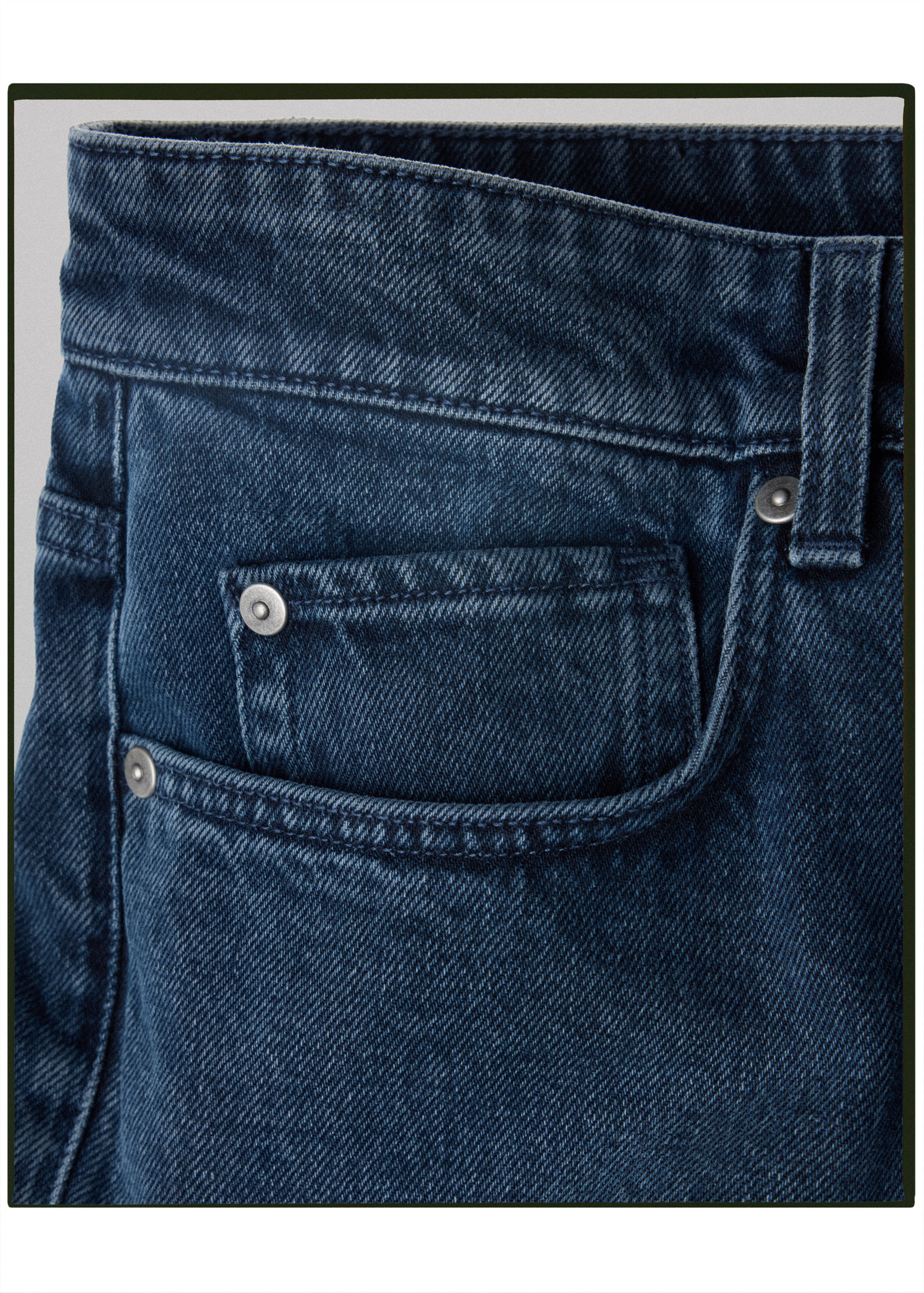 100% cotton regular fit jeans - Details of the article 0