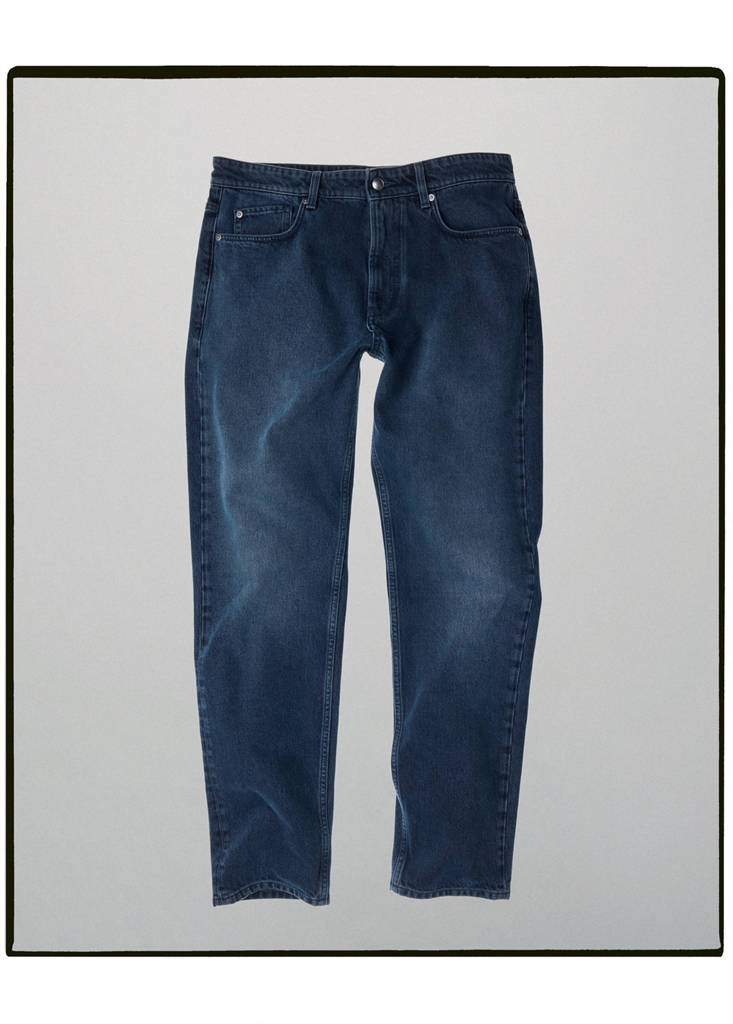 Regular fit jeans, 100% cotton, made in Italy — Deep Dark Blue