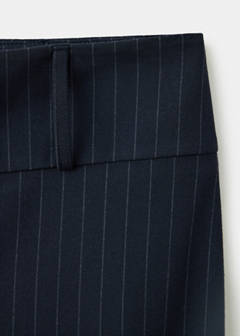 Chalk-stripe trousers — Navy 7