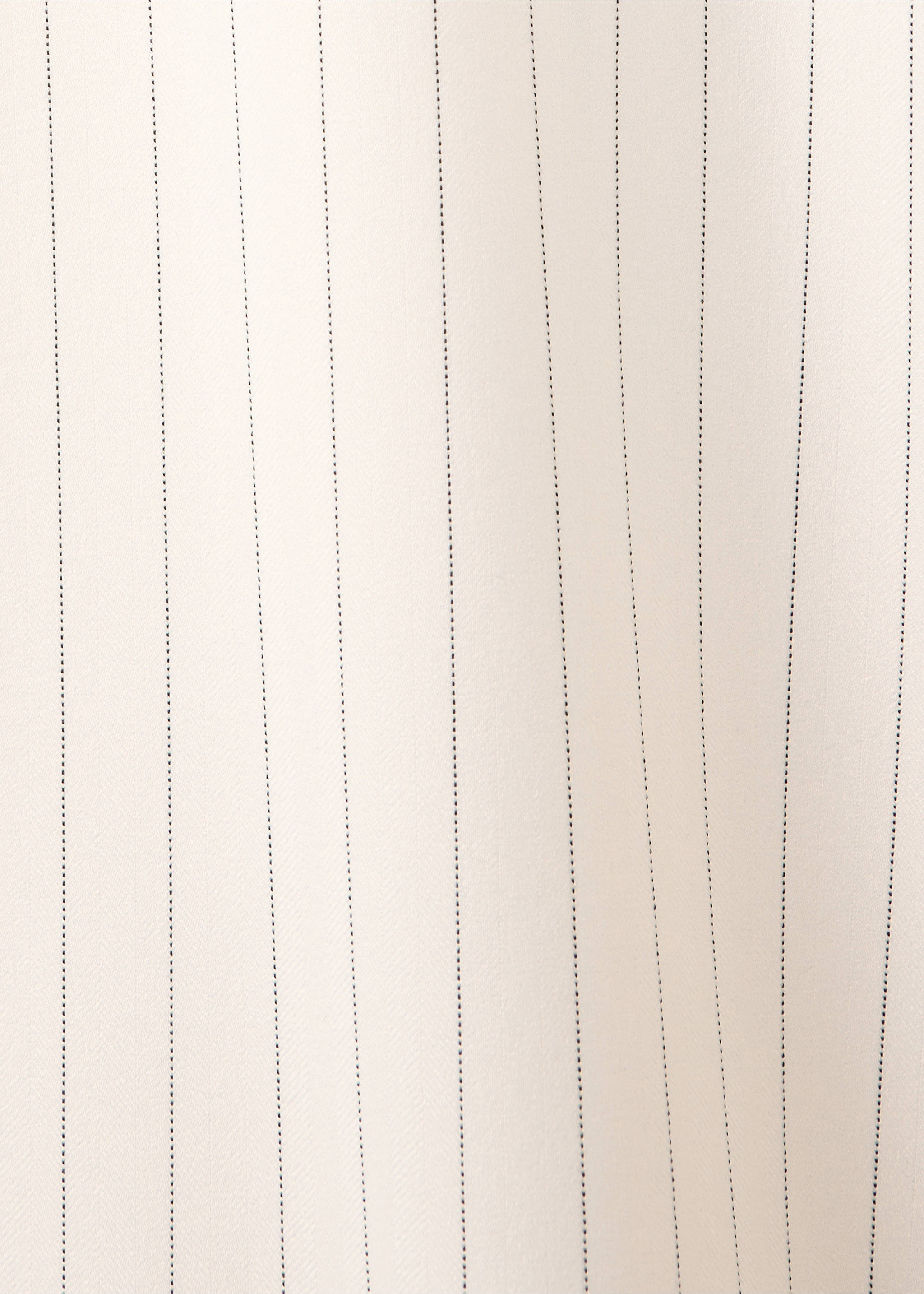 Pantalon droit fines rayures - Détail de l'article 0, Blanc cassé. Ref: 37025846-00.