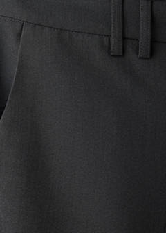 Straight-leg trousers with bow detail — Grey 5