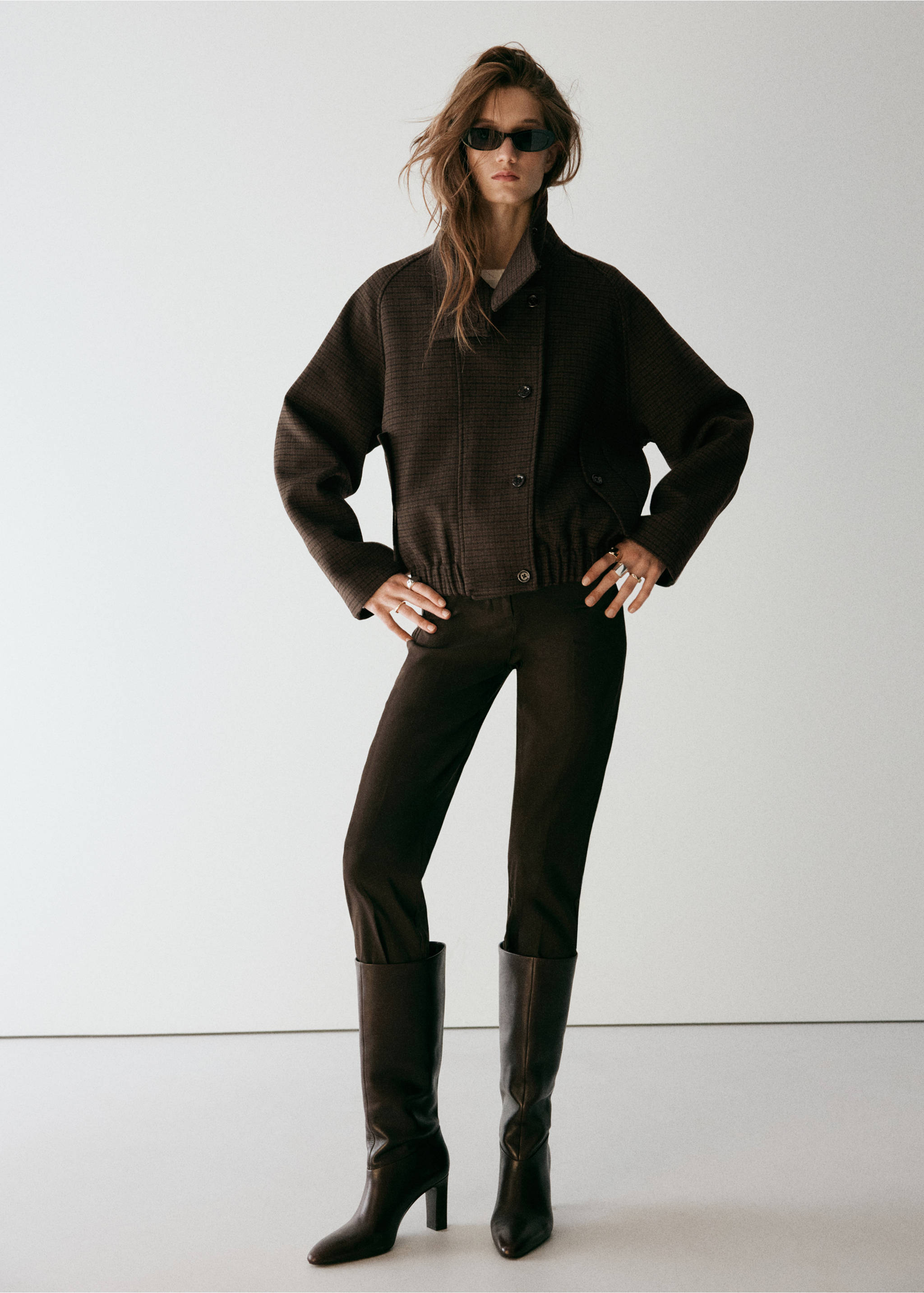 Veste low - Plan général, Chocolat. Ref: 37025848-00.