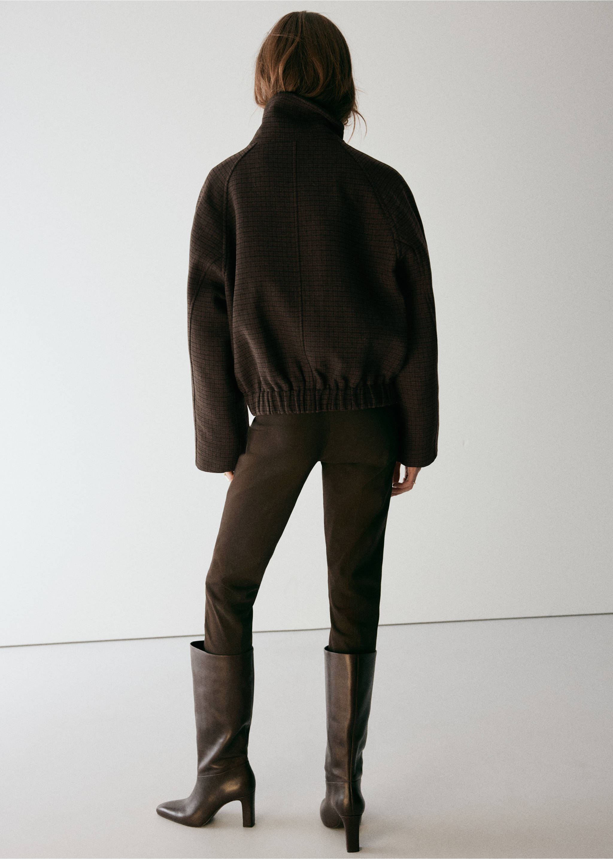 Veste low - Verso de l’article, Chocolat. Ref: 37025848-00.