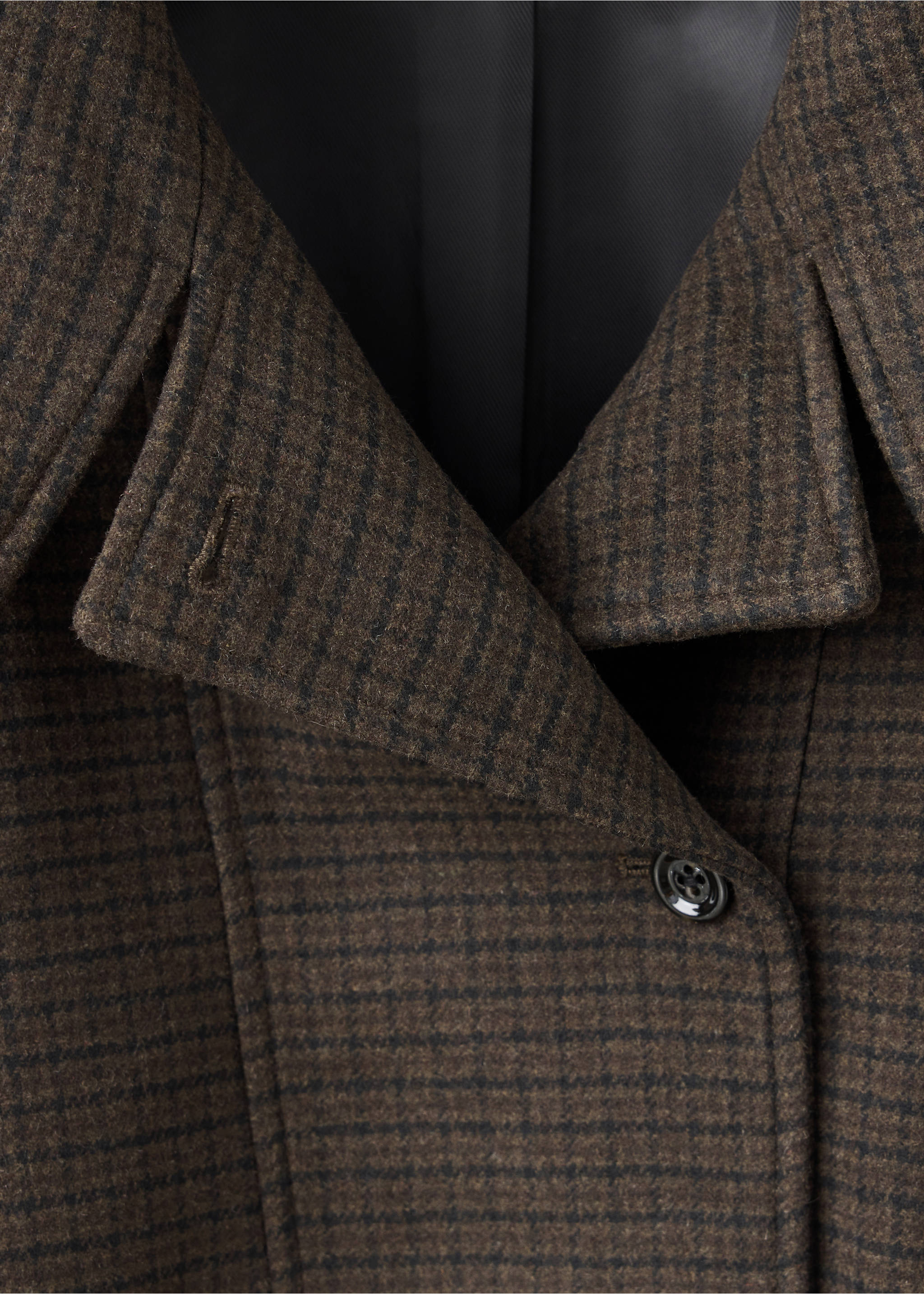 Veste low - Détail de l'article 8, Chocolat. Ref: 37025848-00.