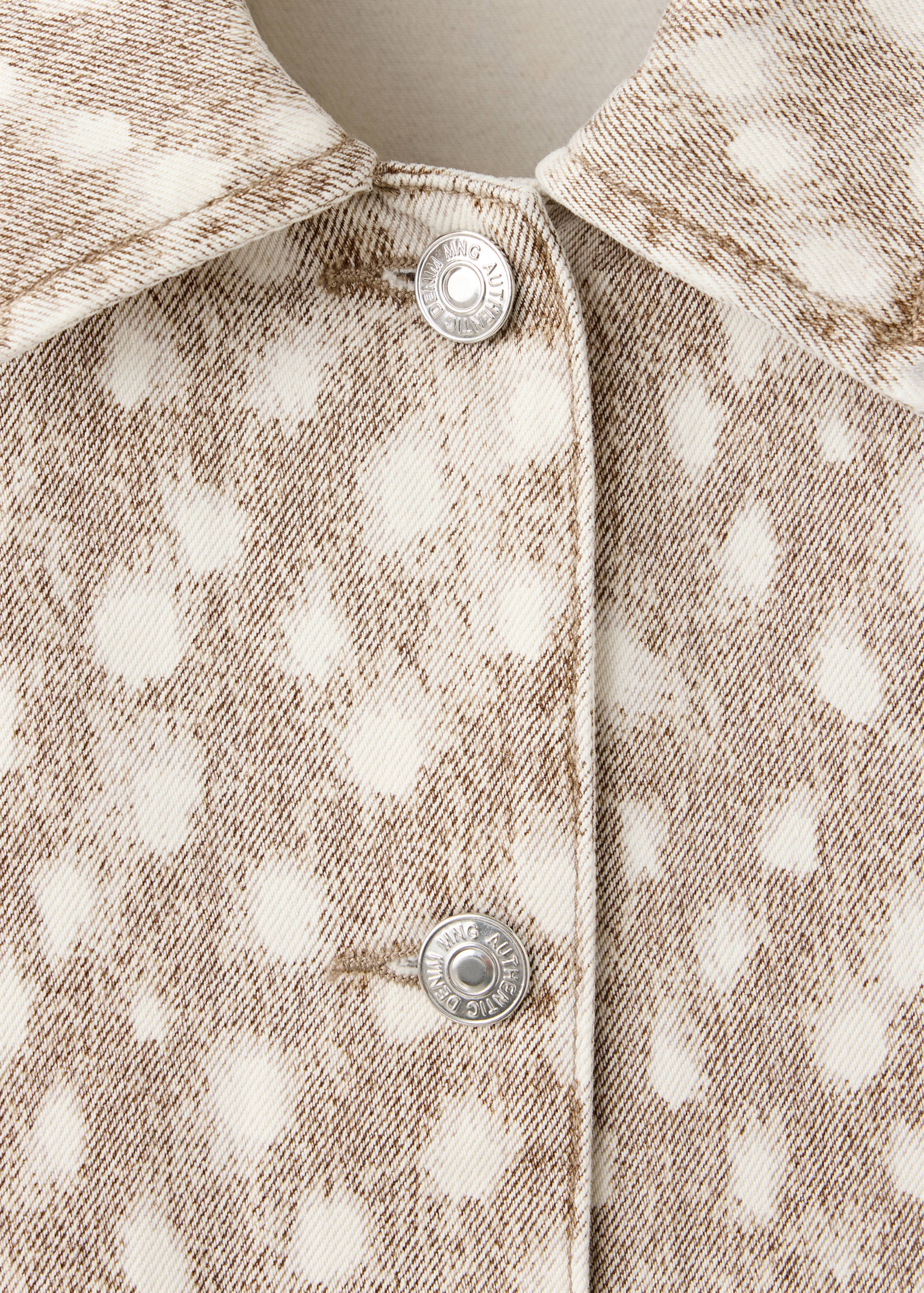 Denim jacket with deer print - Details of the article 8