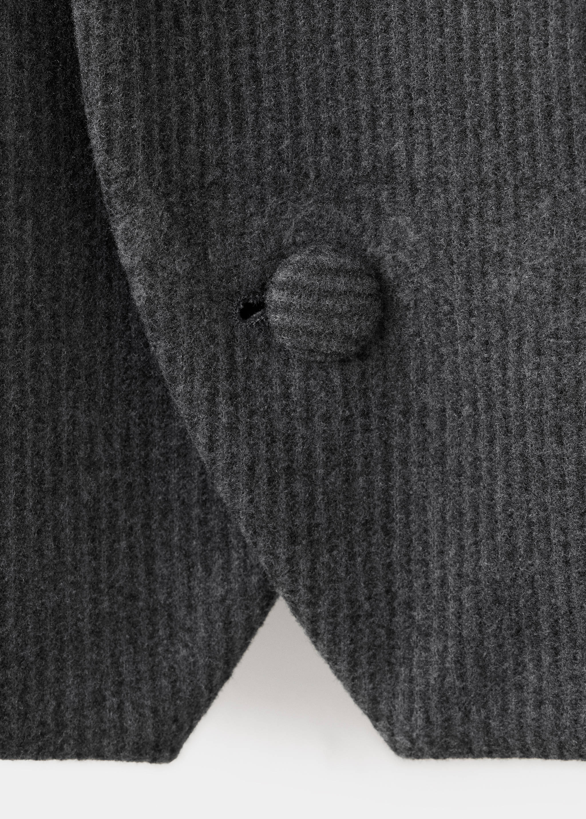 Double-breasted blazer with lapel pockets - Details of the article 0