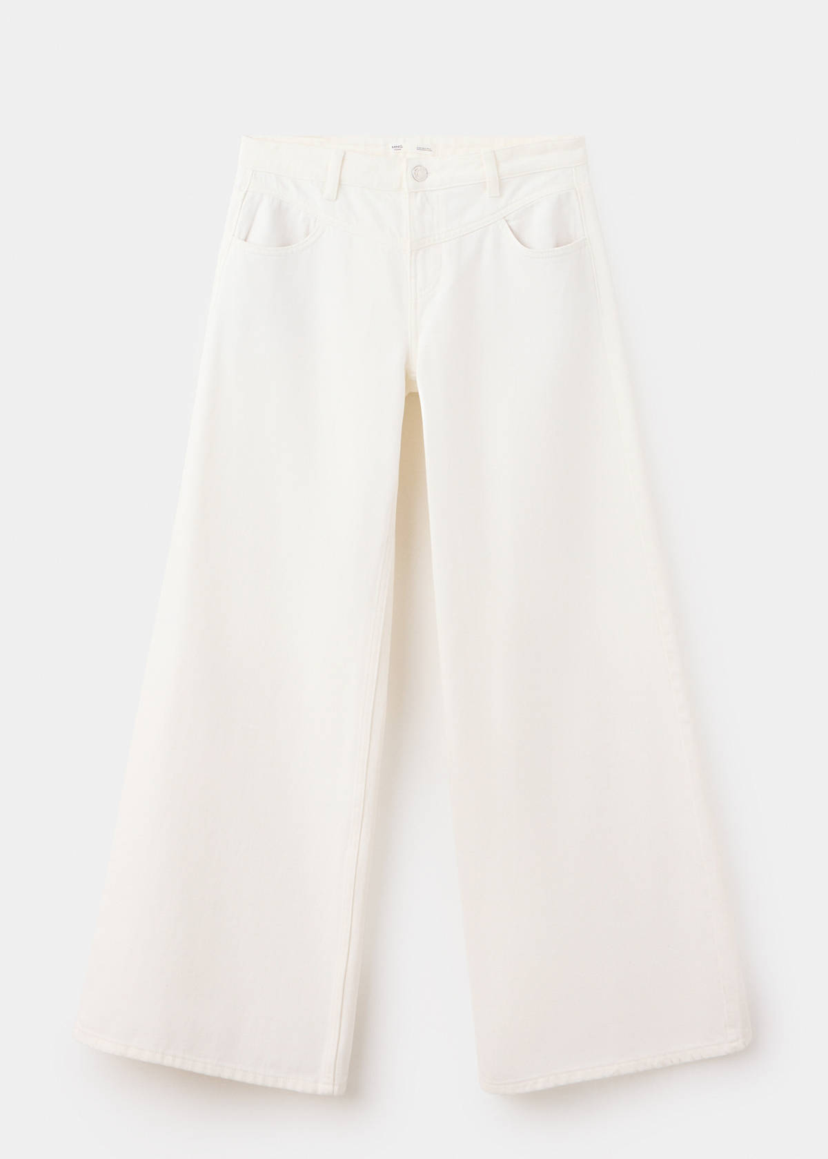 Wide leg stitched jeans — Off White