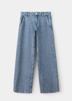 Straight low waist jeans — Medium Blue 3