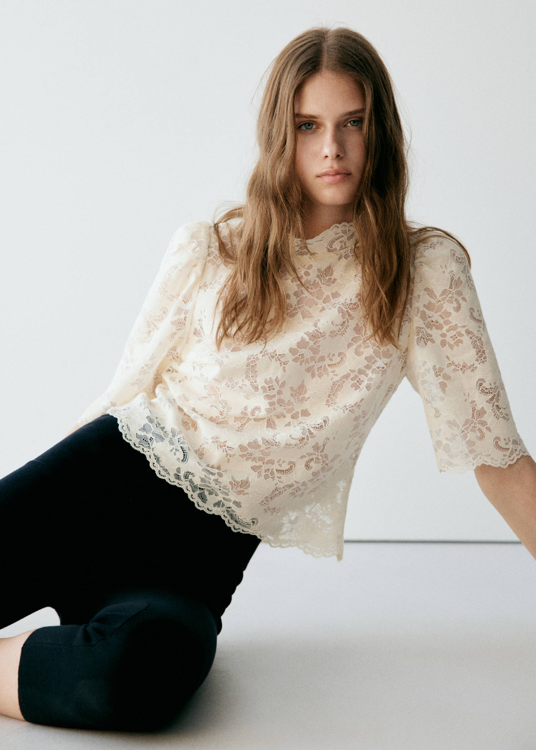 Guipure blouse - Details of the article 1