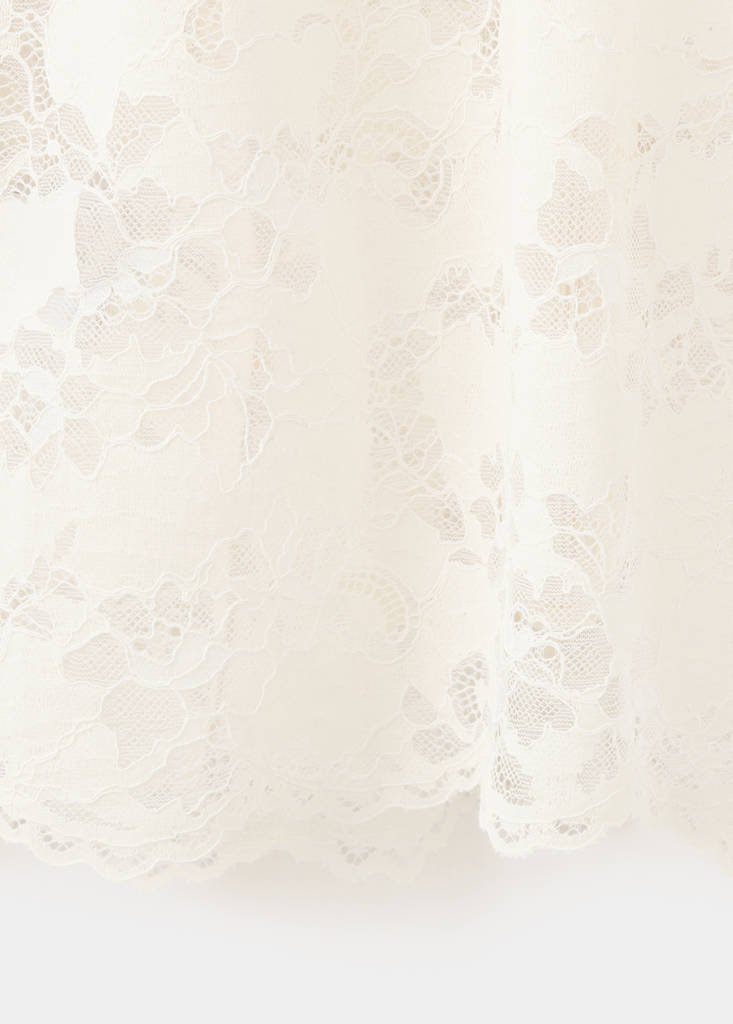 Guipure blouse — Ecru
