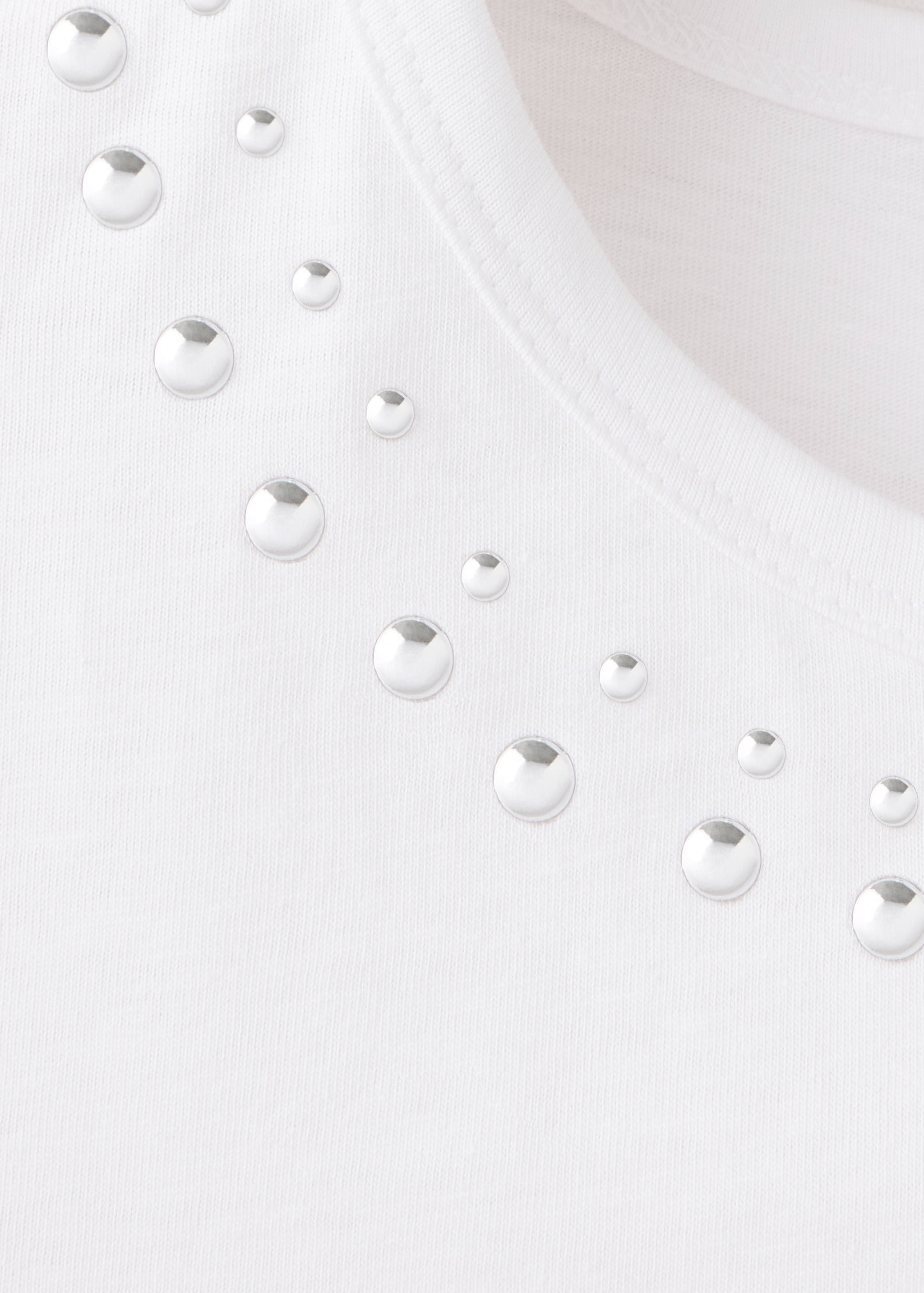 Cotton t-shirt with studs - Details of the article 8