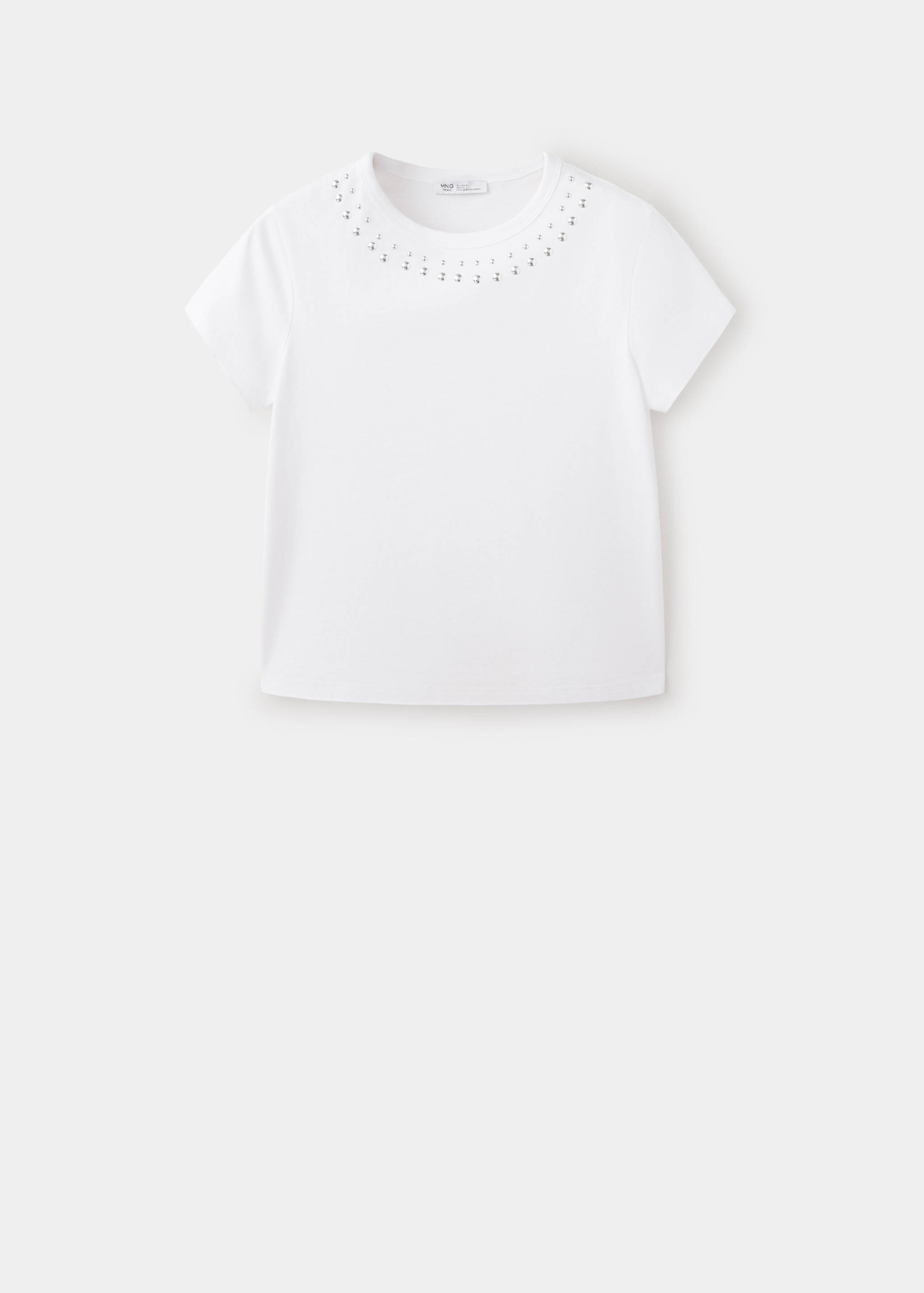 Cotton t-shirt with studs - Article without model