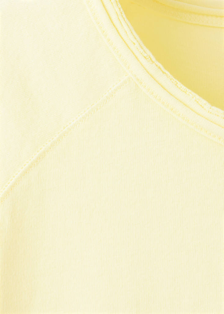 Short-sleeve raglan T-shirt — Yellow