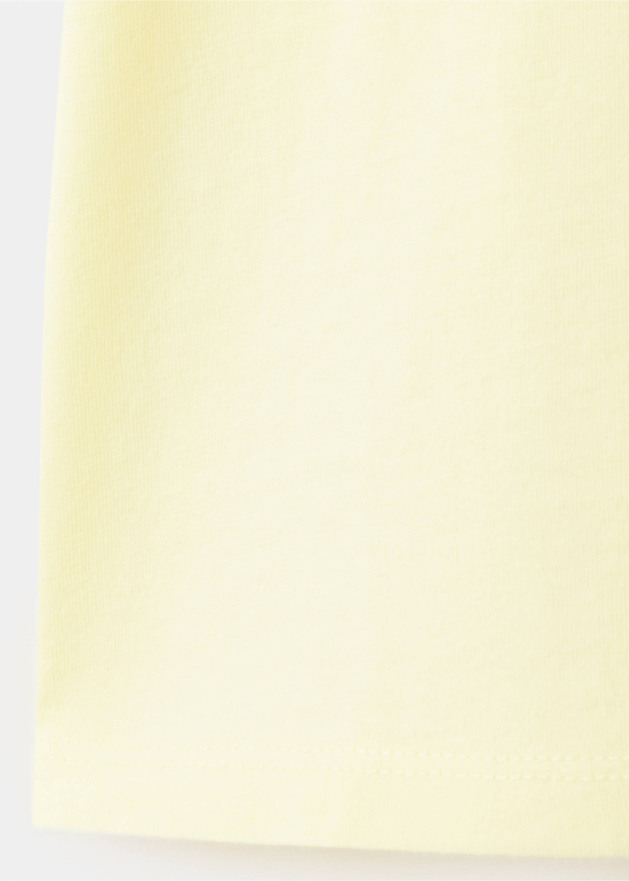 Short-sleeve raglan T-shirt - Details of the article 0, Yellow. Ref: 37025876-00.