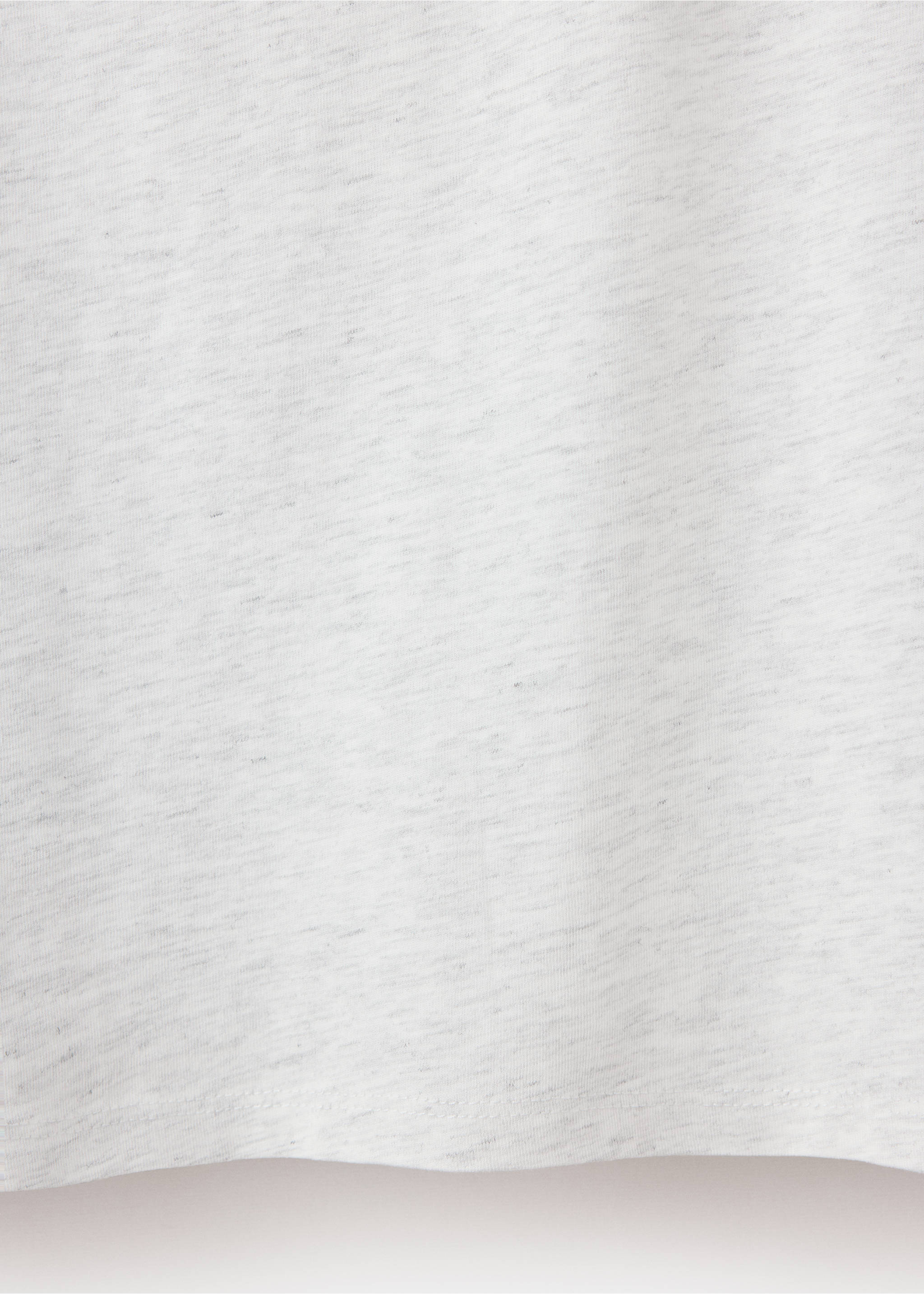 Short-sleeve raglan T-shirt - Details of the article 0, Light Heather Grey. Ref: 37025877-00.