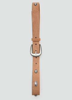 Leather belt — Sand 5