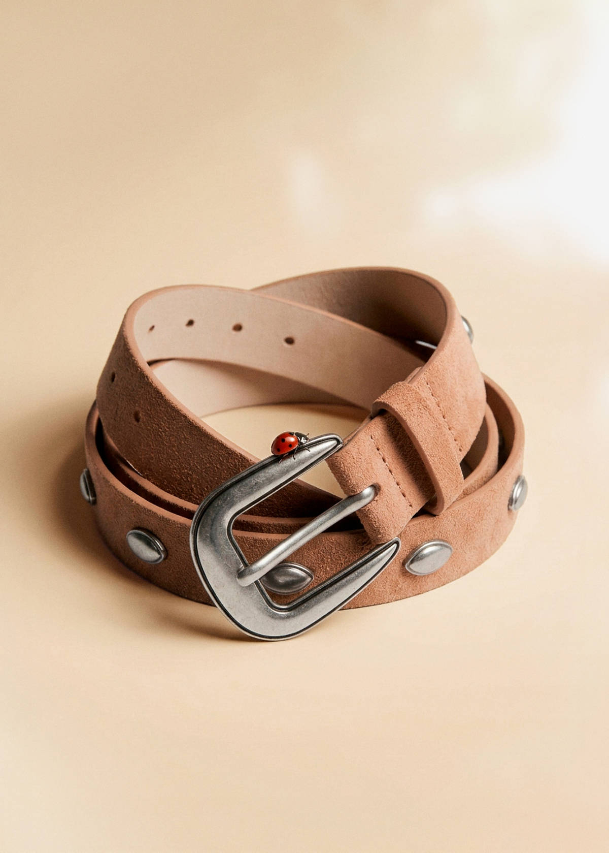 Leather belt — Sand