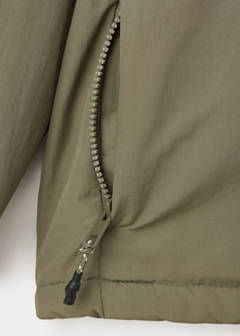 Hood puffer coat — Khaki 7