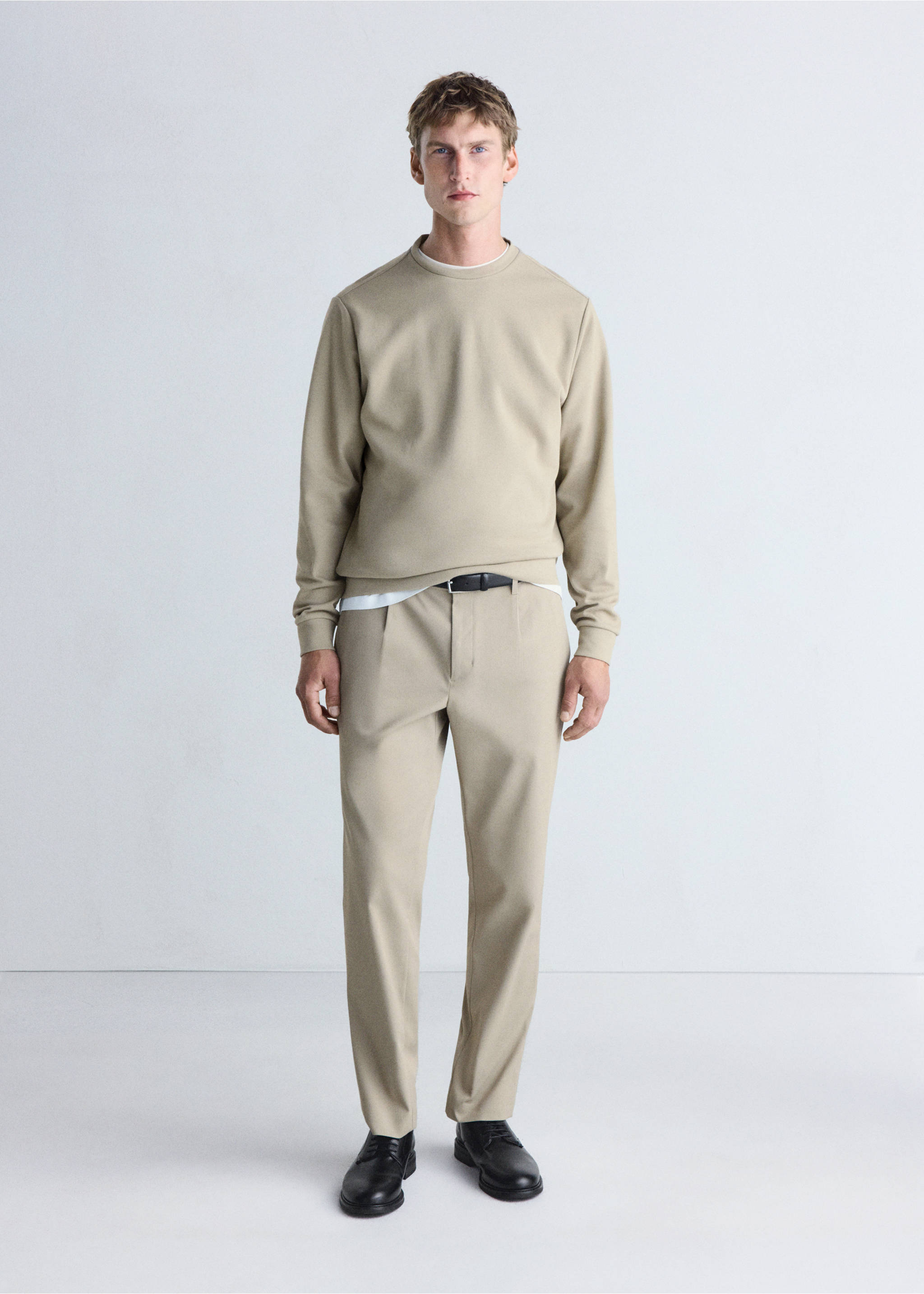 Thermolite® regular fit trousers - General plane, Beige. Ref: 37025978-00.