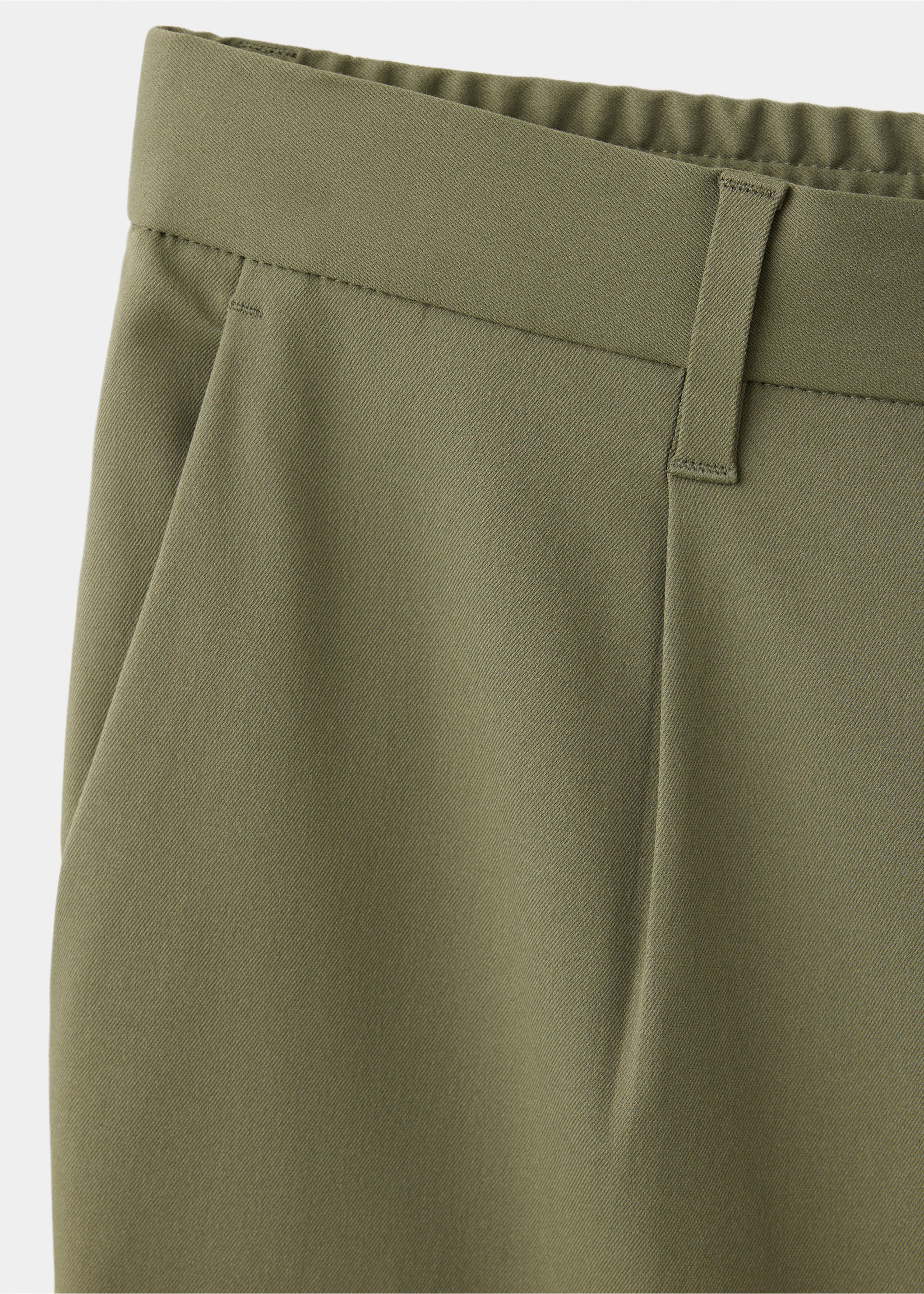 Regular fit Thermolite® trousers - Details of the article 8, Olive Green. Ref: 37025978-00.