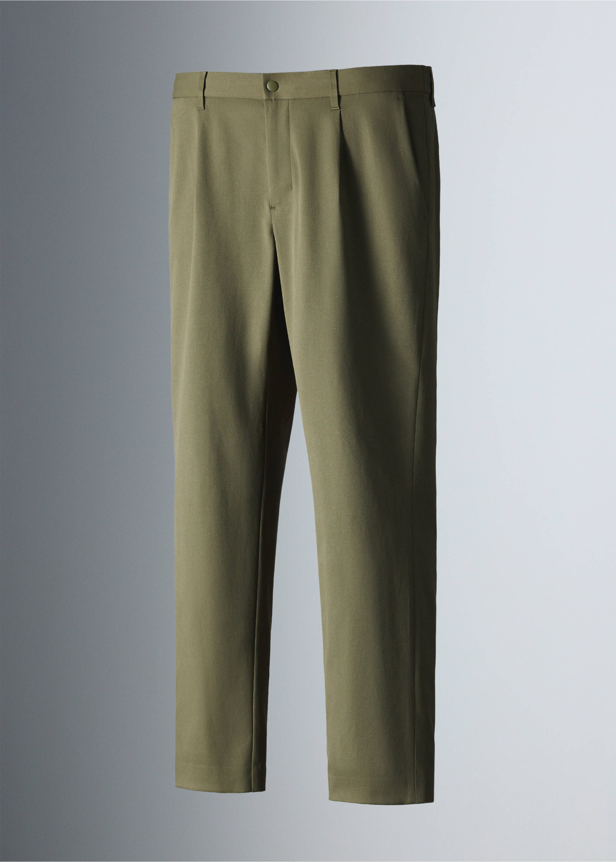 Regular fit Thermolite® trousers - Details of the article 5, Olive Green. Ref: 37025978-00.