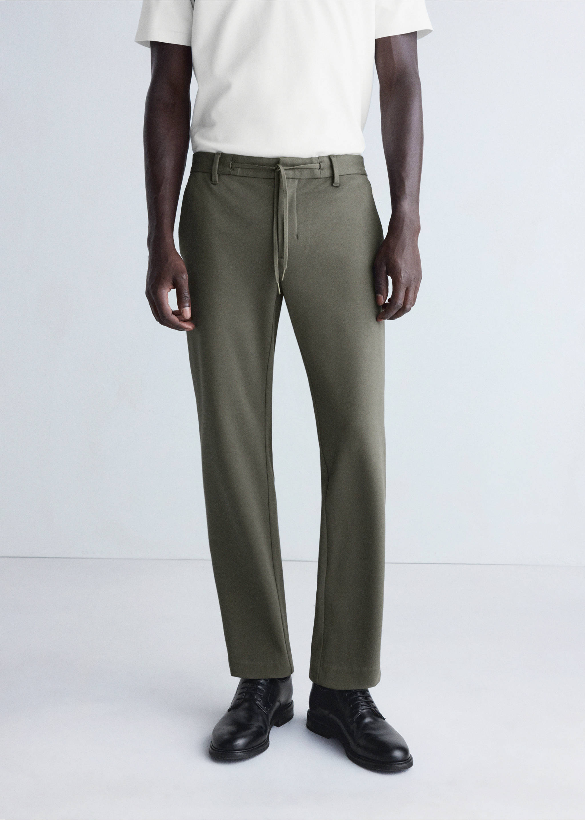 Pantalon polen - Plan moyen, Marron moyen. Ref: 37025979-00.