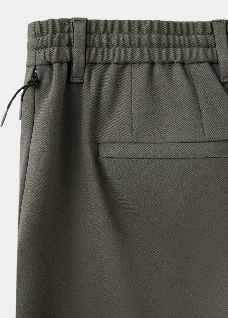 Slim-fit comfort Thermolite® trousers — Medium Brown