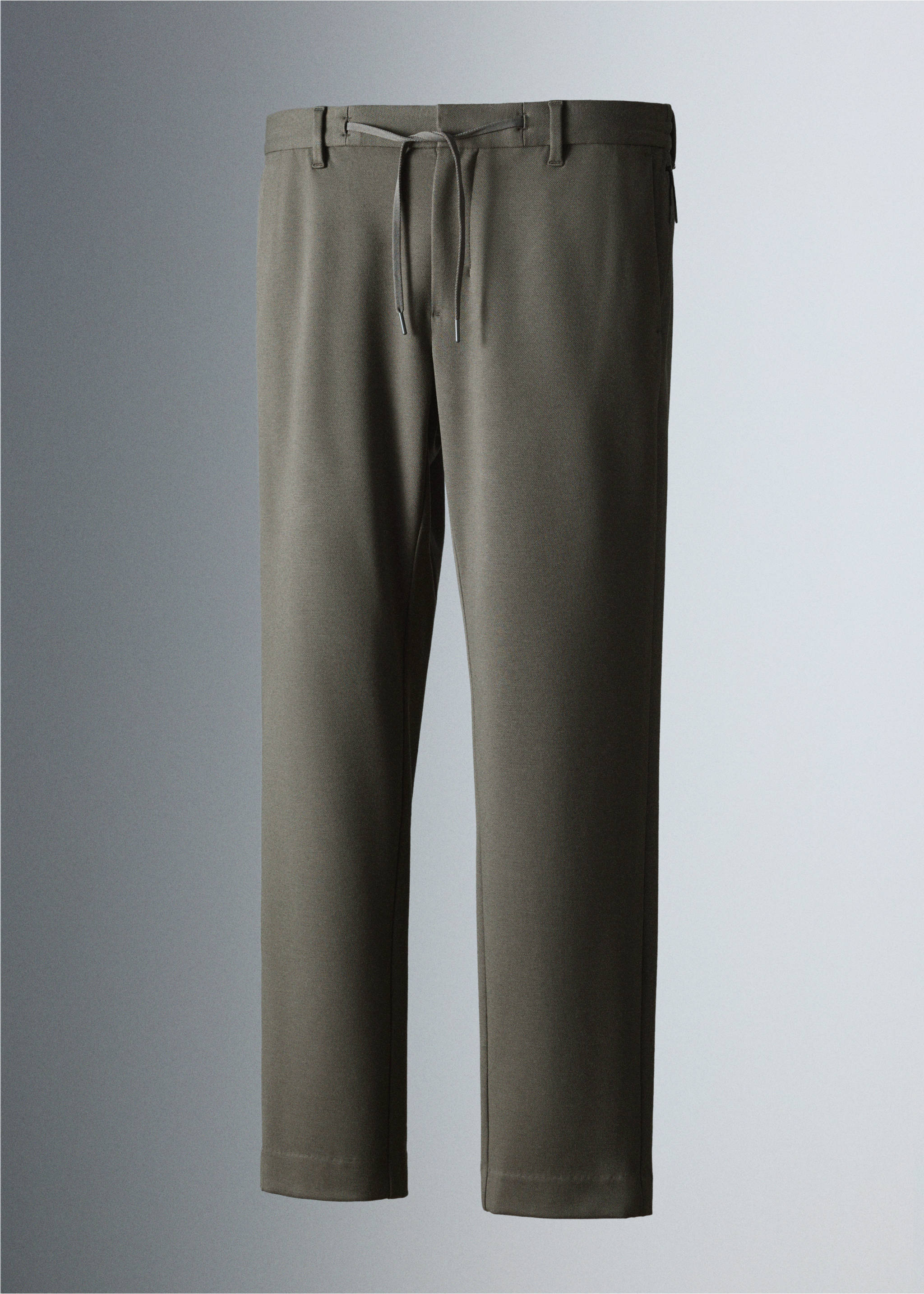 Slim-fit comfort Thermolite® trousers - Details of the article 5, Medium Brown. Ref: 37025979-00.