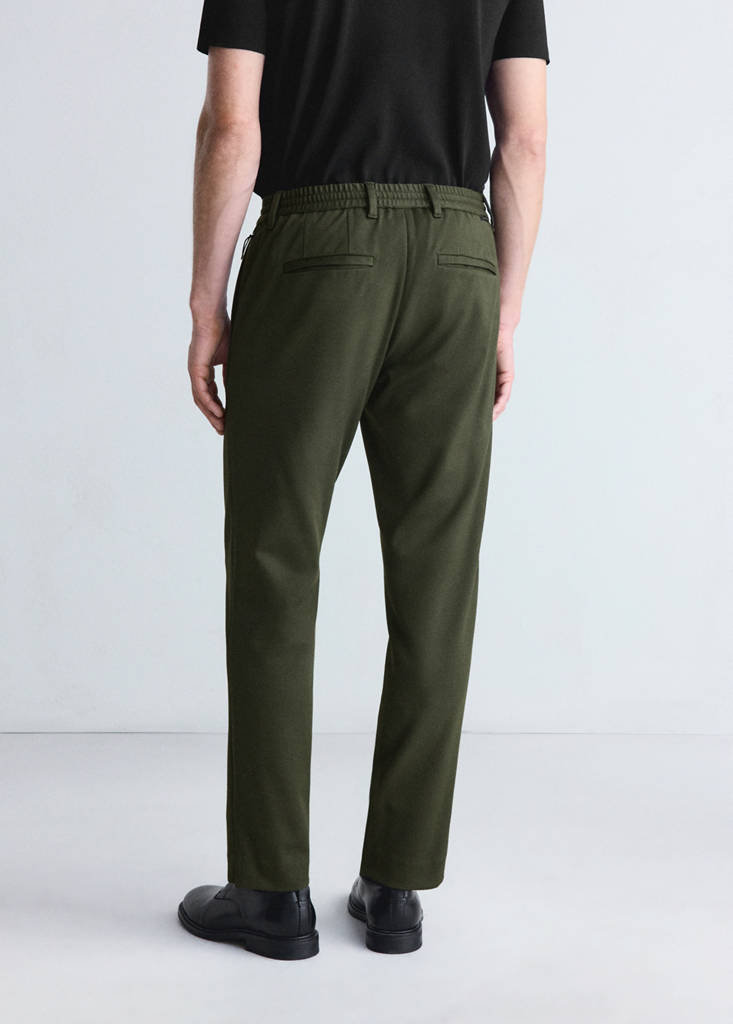 Slim-fit comfort Thermolite® trousers — Dark Green