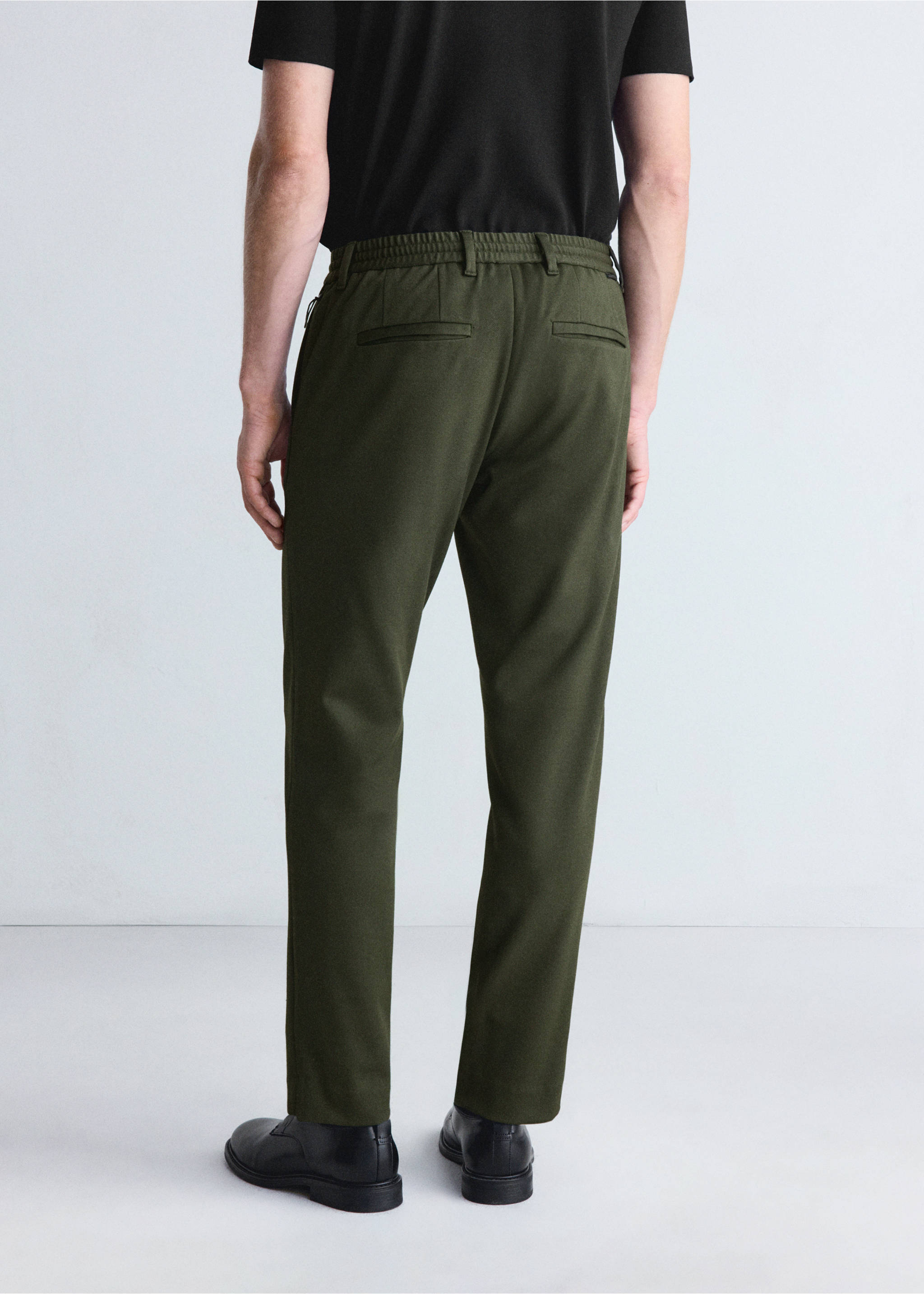 Pantalon polen - Verso de l’article, Vert foncé. Ref: 37025979-00.