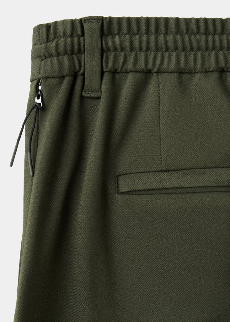 Slim-fit comfort Thermolite® trousers — Dark Green