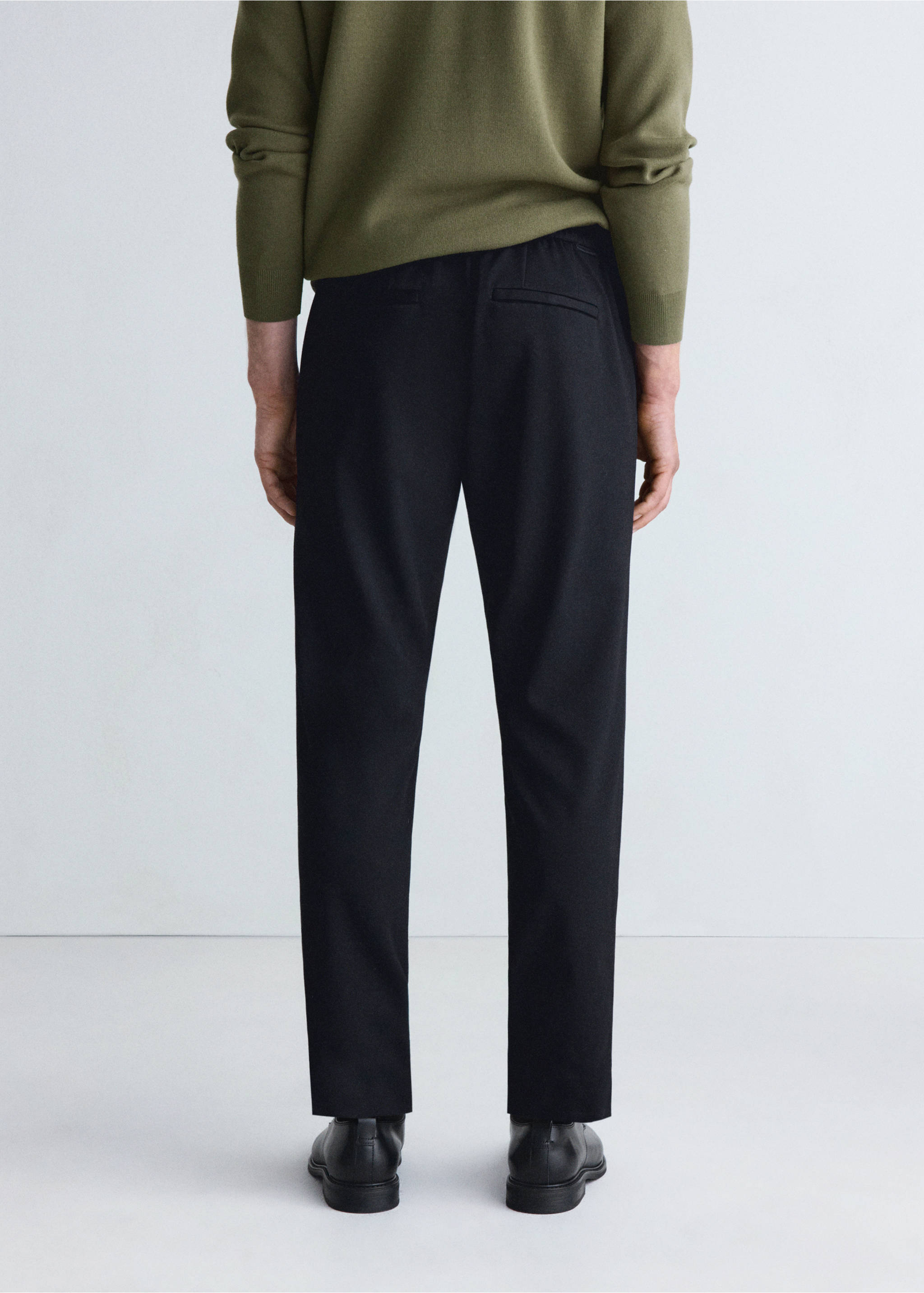 Pantalon polen - Verso de l’article, Noir. Ref: 37025979-00.