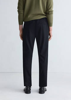Slim-fit comfort Thermolite® trousers — Black 3