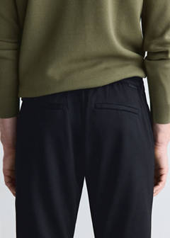 Slim-fit comfort Thermolite® trousers — Black 6