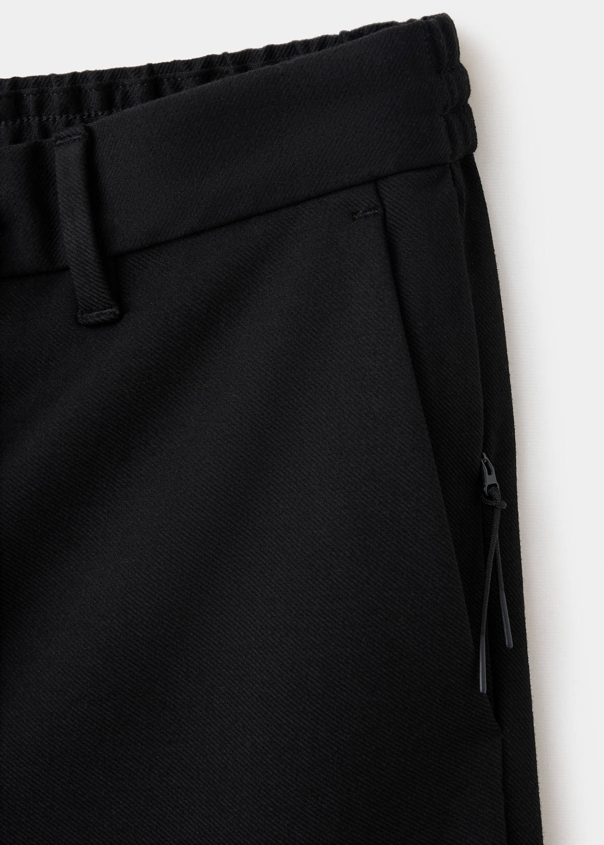 Slim-fit comfort Thermolite® trousers — Black