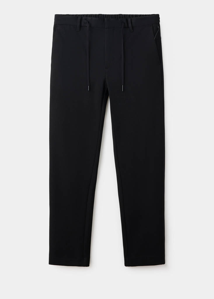 Slim-fit comfort Thermolite® trousers — Black