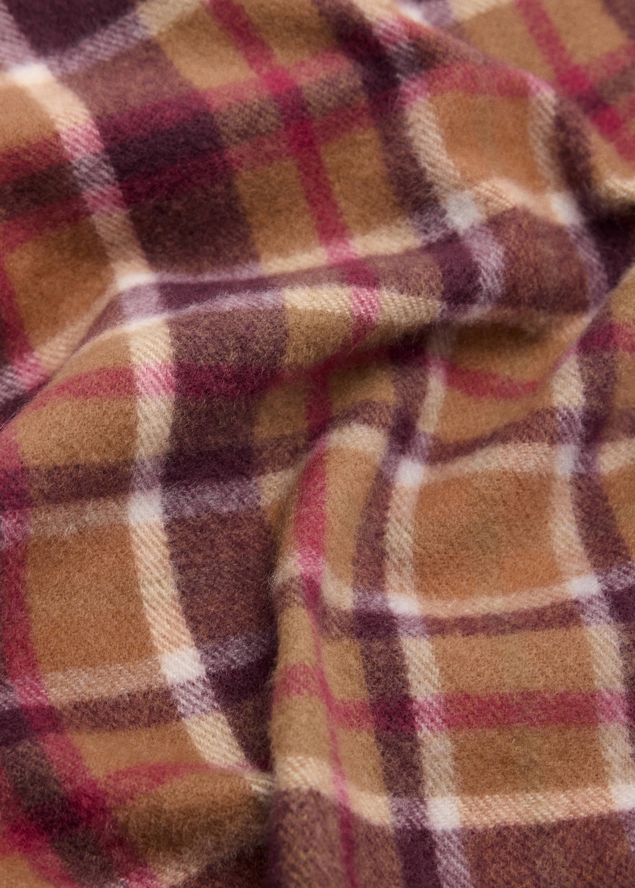 Fringed edge scarf - Medium plane