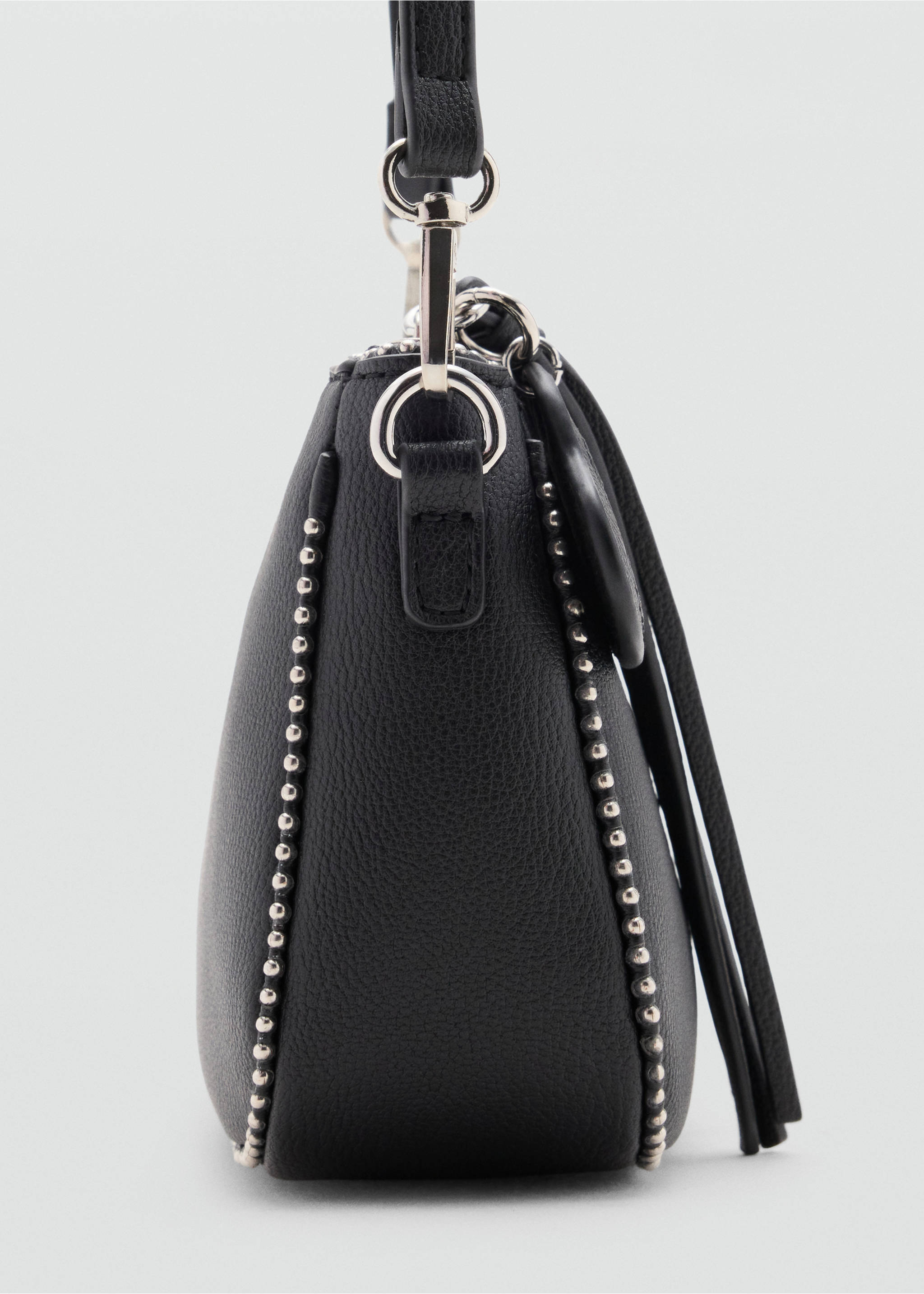 Tasche mit Perlendetails - Detail des Artikels 1, Schwarz. Ref: 37025981-00.