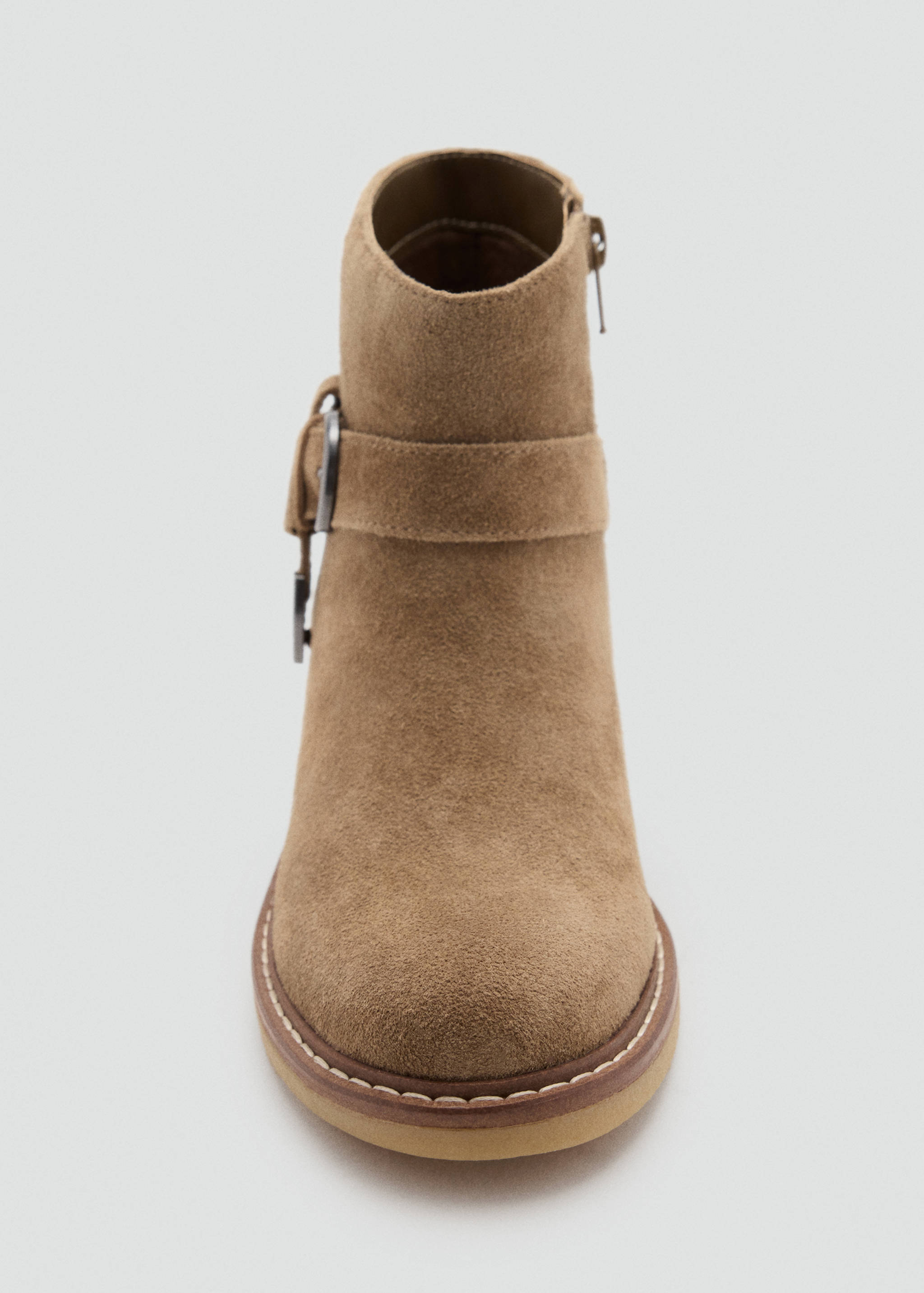 Leather ankle boot with buckle detail - Details of the article 3