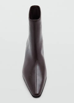 Pointed heel ankle boot — Chocolate 5