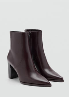 Pointed heel ankle boot — Chocolate 2