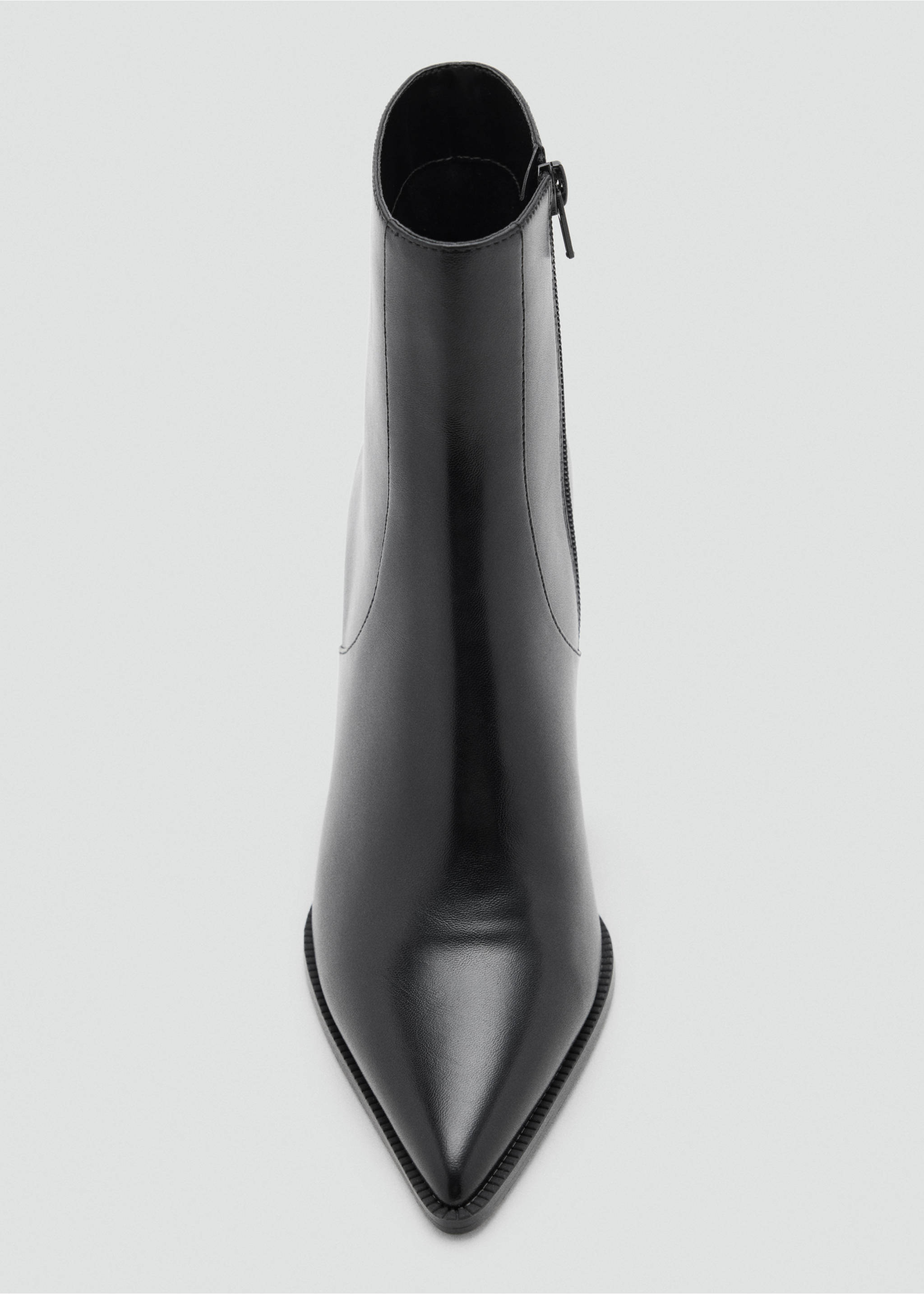 Pointed heel ankle boot - Details of the article 2, Black. Ref: 37025987-00.